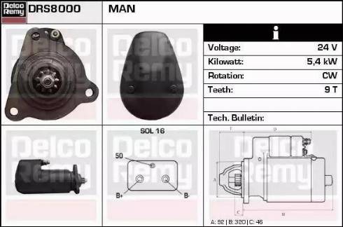 Remy DRS8000 - Starter www.molydon.hr