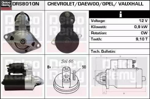 Remy DRS8010N - Starter www.molydon.hr