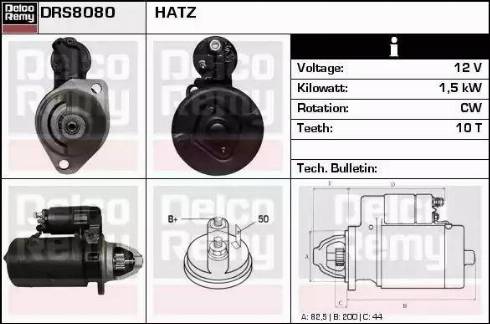 Remy DRS8080 - Starter www.molydon.hr