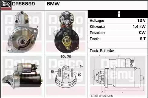 Remy DRS8890 - Starter www.molydon.hr