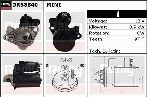 Remy DRS8840X - Starter www.molydon.hr