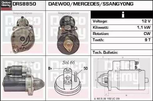 Remy DRS8850 - Starter www.molydon.hr