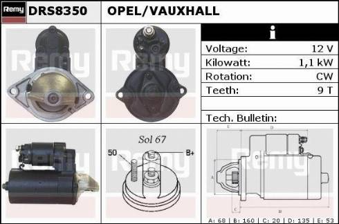 Remy DRS8350X - Starter www.molydon.hr