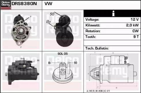 Remy DRS8380N - Starter www.molydon.hr