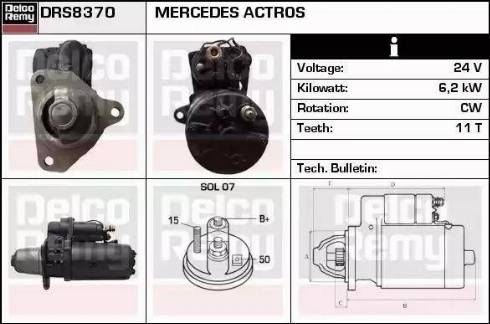 Remy DRS8370 - Starter www.molydon.hr