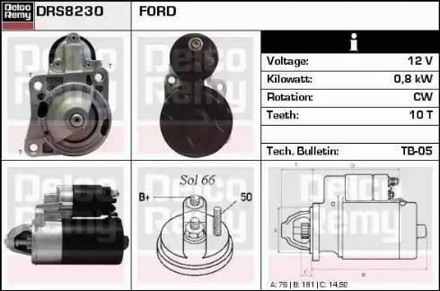 Remy DRS8230 - Starter www.molydon.hr