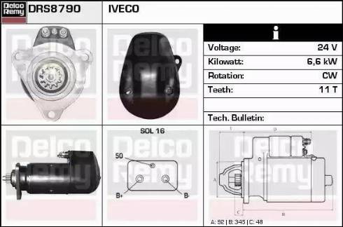 Remy DRS8790 - Starter www.molydon.hr