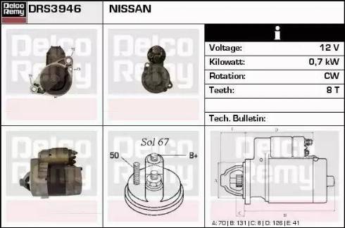 Remy DRS3946 - Starter www.molydon.hr