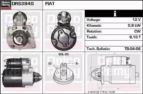 Remy DRS3940N - Starter www.molydon.hr