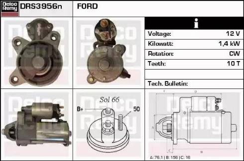 Remy DRS3956N - Starter www.molydon.hr