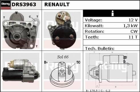 Remy DRS3963X - Starter www.molydon.hr