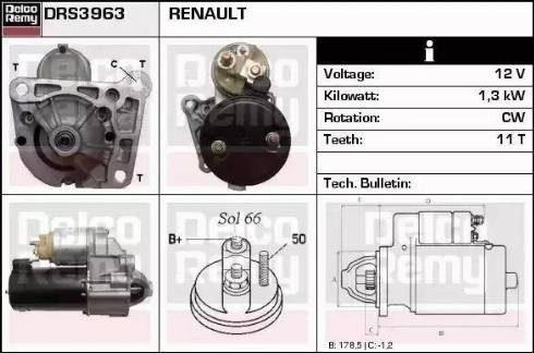 Remy DRS3963 - Starter www.molydon.hr