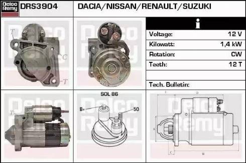 Remy DRS3904 - Starter www.molydon.hr