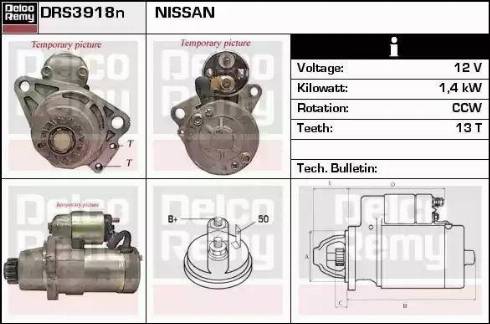 Remy DRS3918N - Starter www.molydon.hr