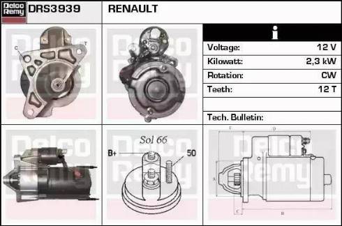 Remy DRS3939 - Starter www.molydon.hr