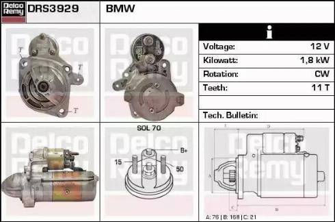 Remy DRS3929 - Starter www.molydon.hr