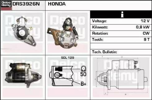 Remy DRS3926N - Starter www.molydon.hr