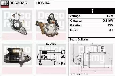 Remy DRS3926 - Starter www.molydon.hr
