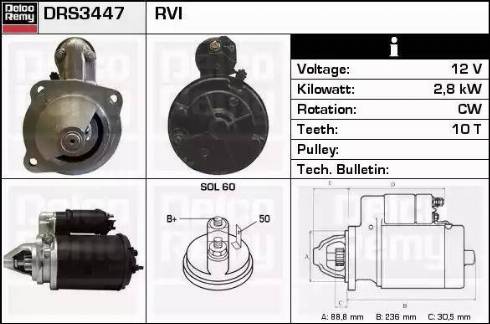 Remy DRS3447 - Starter www.molydon.hr