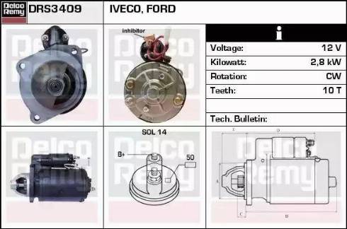 Remy DRS3409 - Starter www.molydon.hr