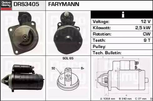 Remy DRS3405 - Starter www.molydon.hr