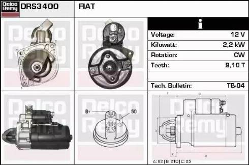 Remy DRS3400 - Starter www.molydon.hr