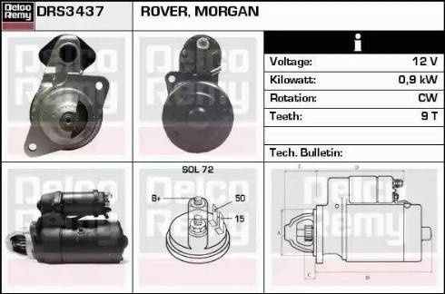 Remy DRS3437 - Starter www.molydon.hr