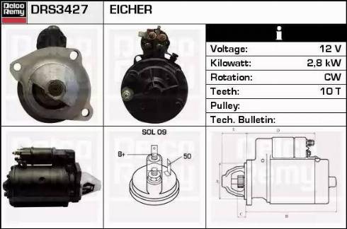 Remy DRS3427 - Starter www.molydon.hr