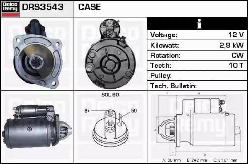 Remy DRS3543 - Starter www.molydon.hr