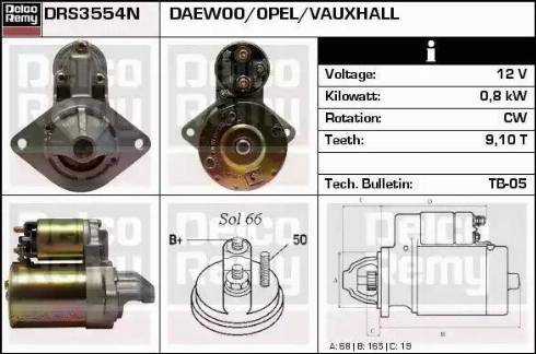 Remy DRS3554N - Starter www.molydon.hr