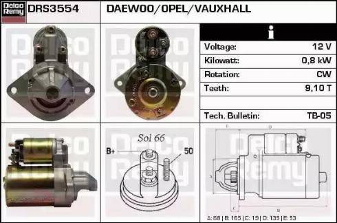 Remy DRS3554N - Starter www.molydon.hr