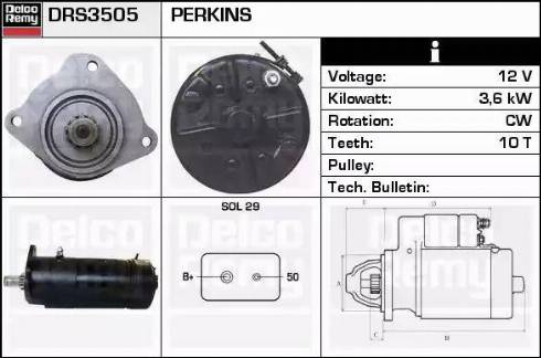 Remy DRS3505 - Starter www.molydon.hr