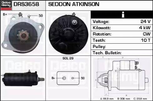 Remy DRS3658 - Starter www.molydon.hr