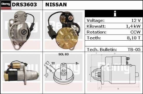 Remy DRS3603X - Starter www.molydon.hr