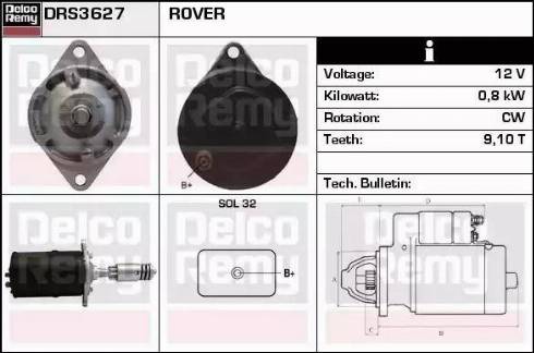 Remy DRS3627 - Starter www.molydon.hr