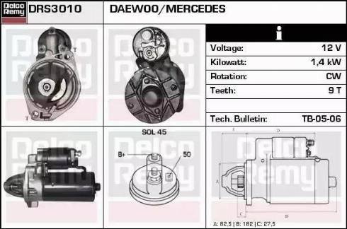 Remy DRS3010 - Starter www.molydon.hr