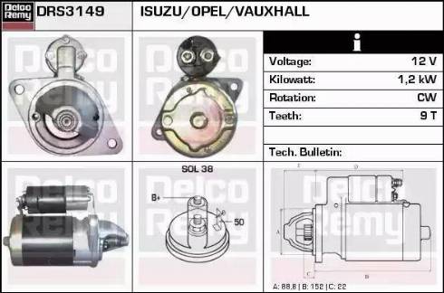 Remy DRS3149 - Starter www.molydon.hr