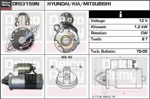 Remy DRS3159N - Starter www.molydon.hr