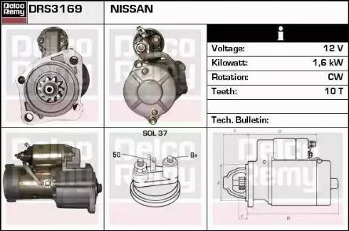 Remy DRS3169 - Starter www.molydon.hr