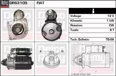 Remy DRS3105 - Starter www.molydon.hr