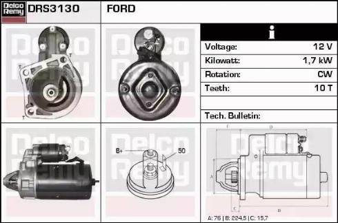 Remy DRS3130 - Starter www.molydon.hr