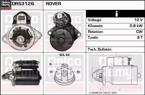 Remy DRS3126 - Starter www.molydon.hr