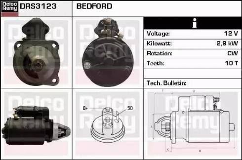 Remy DRS3123 - Starter www.molydon.hr