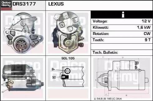 Remy DRS3177 - Starter www.molydon.hr