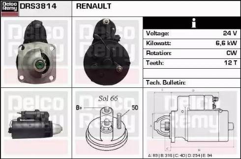 Remy DRS3814 - Starter www.molydon.hr