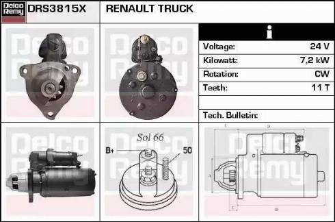 Remy DRS3815X - Starter www.molydon.hr