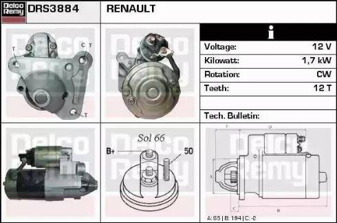 Remy DRS3884 - Starter www.molydon.hr