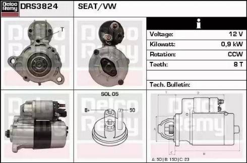 Remy DRS3824 - Starter www.molydon.hr