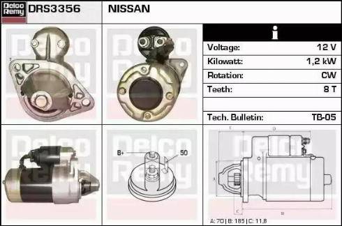 Remy DRS3356 - Starter www.molydon.hr