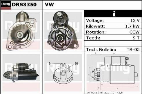 Remy DRS3350X - Starter www.molydon.hr